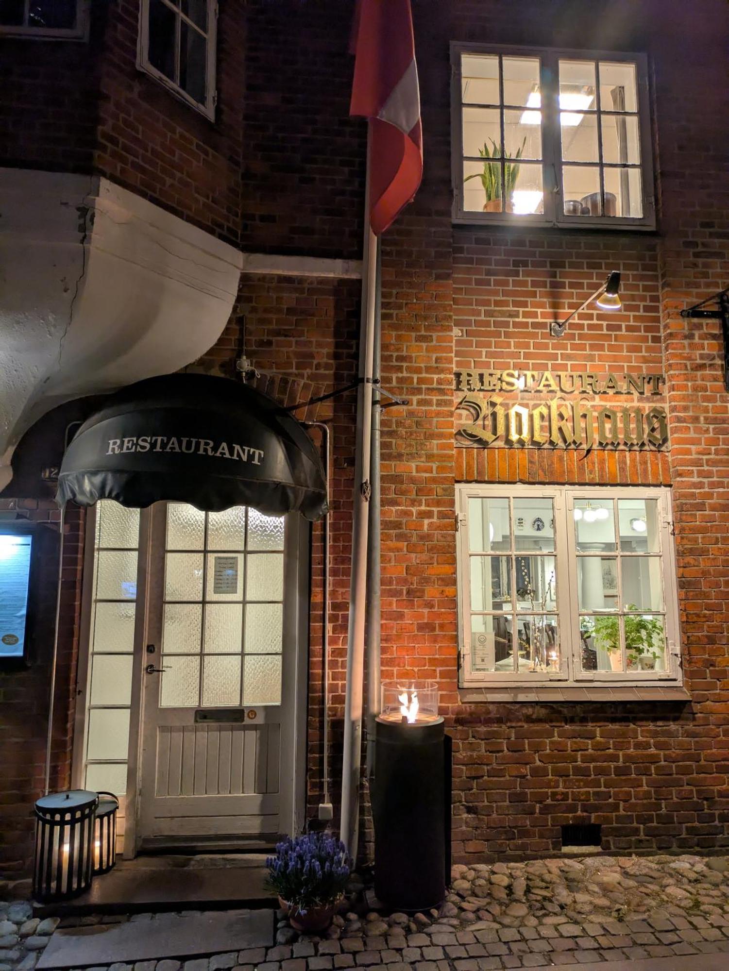 Restaurant Backhaus Hotel Ribe Exterior foto